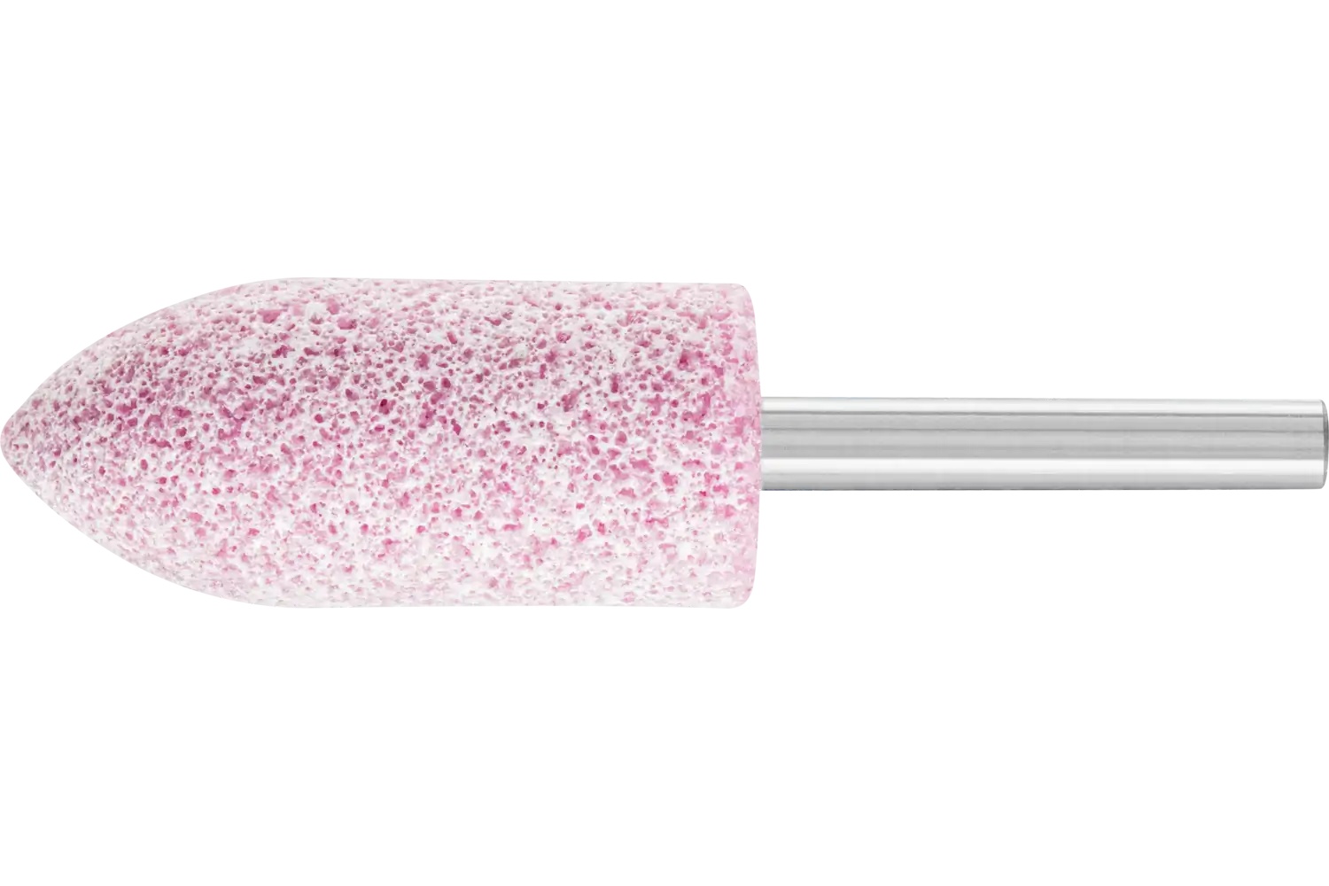 Picture of Pferd Vitrified Mounted Point, TOUGH, 7/8" x 2, 80 Grit, A11, Ceramic Oxide, 1/4" Shank